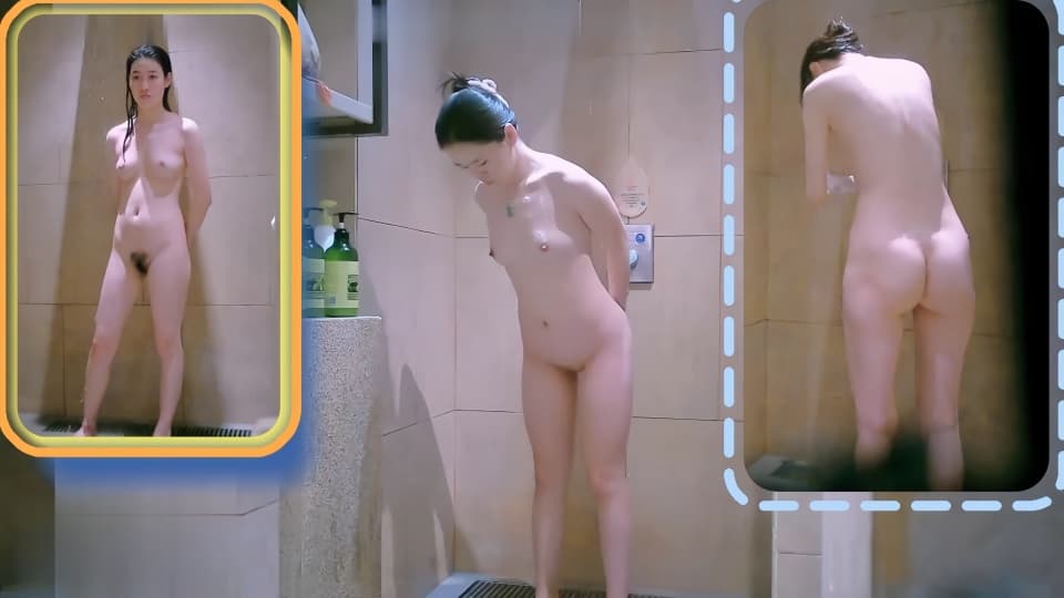 【私房最新流出】重磅稀缺国内洗浴中心偷拍浴客洗澡 第6期 妹子难道知道有人偷拍挡着下面走